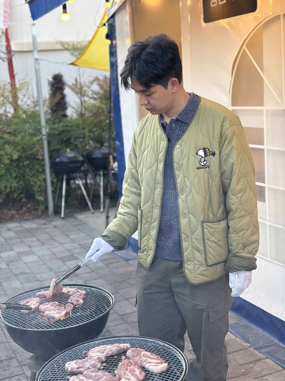 고기 굽는 진원이